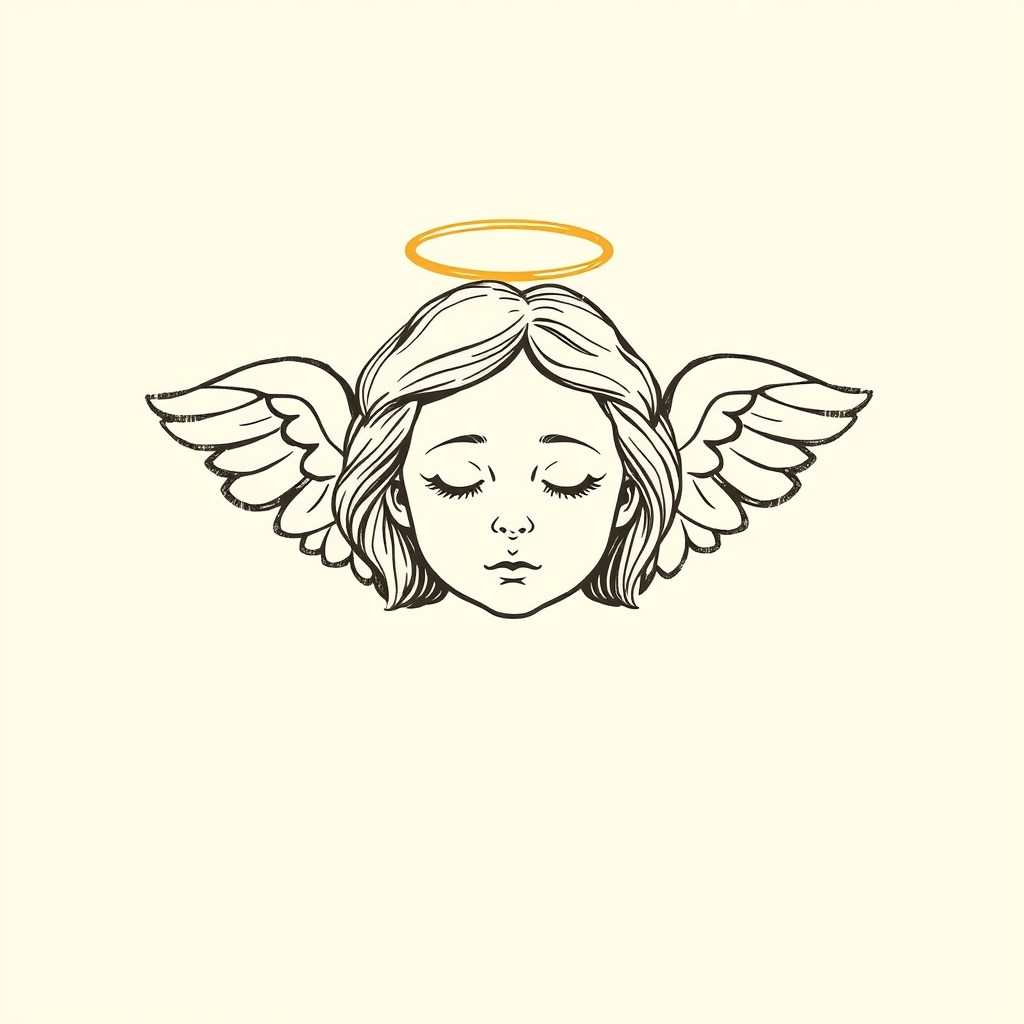 visage angélique