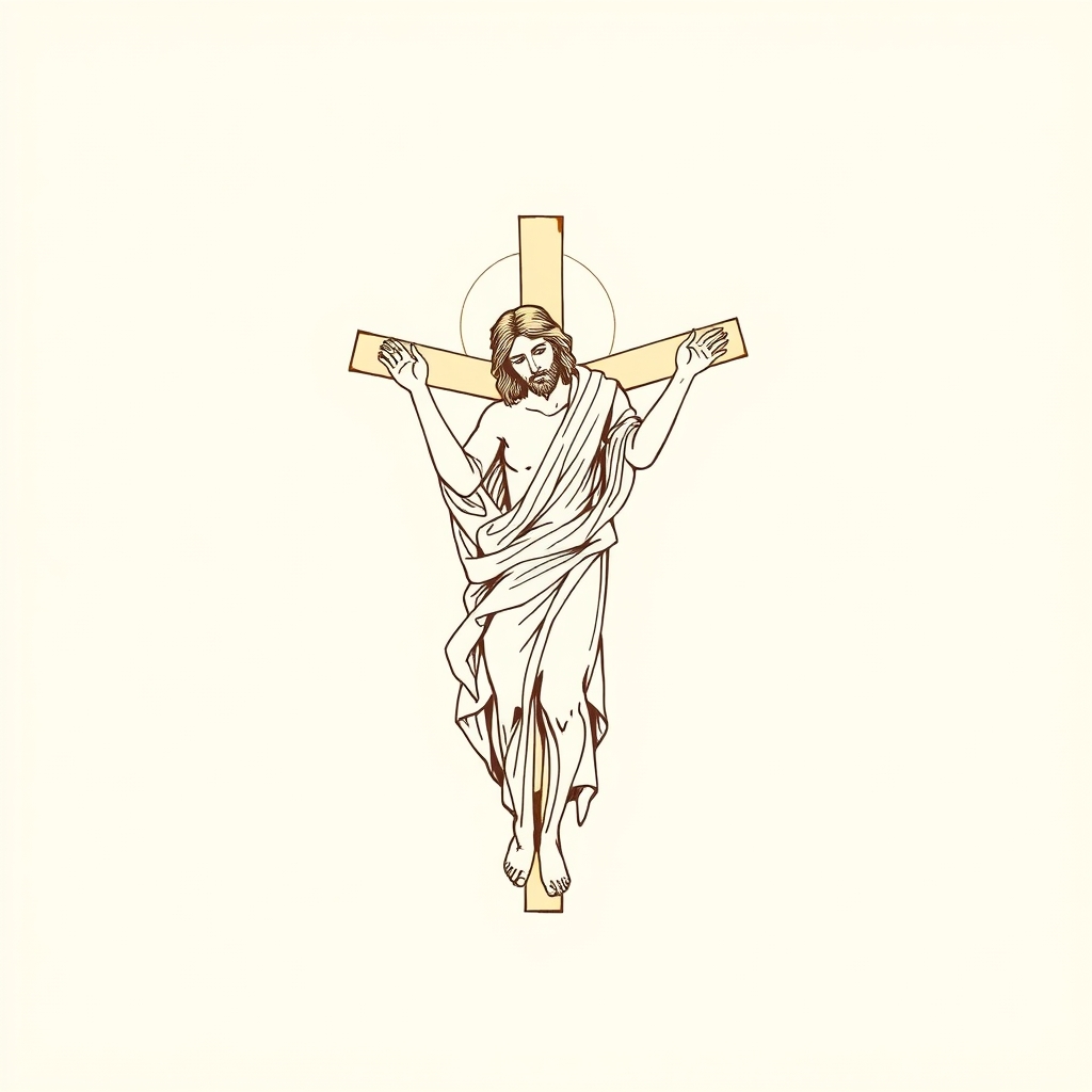 Apparition du Christ chargé de la croix