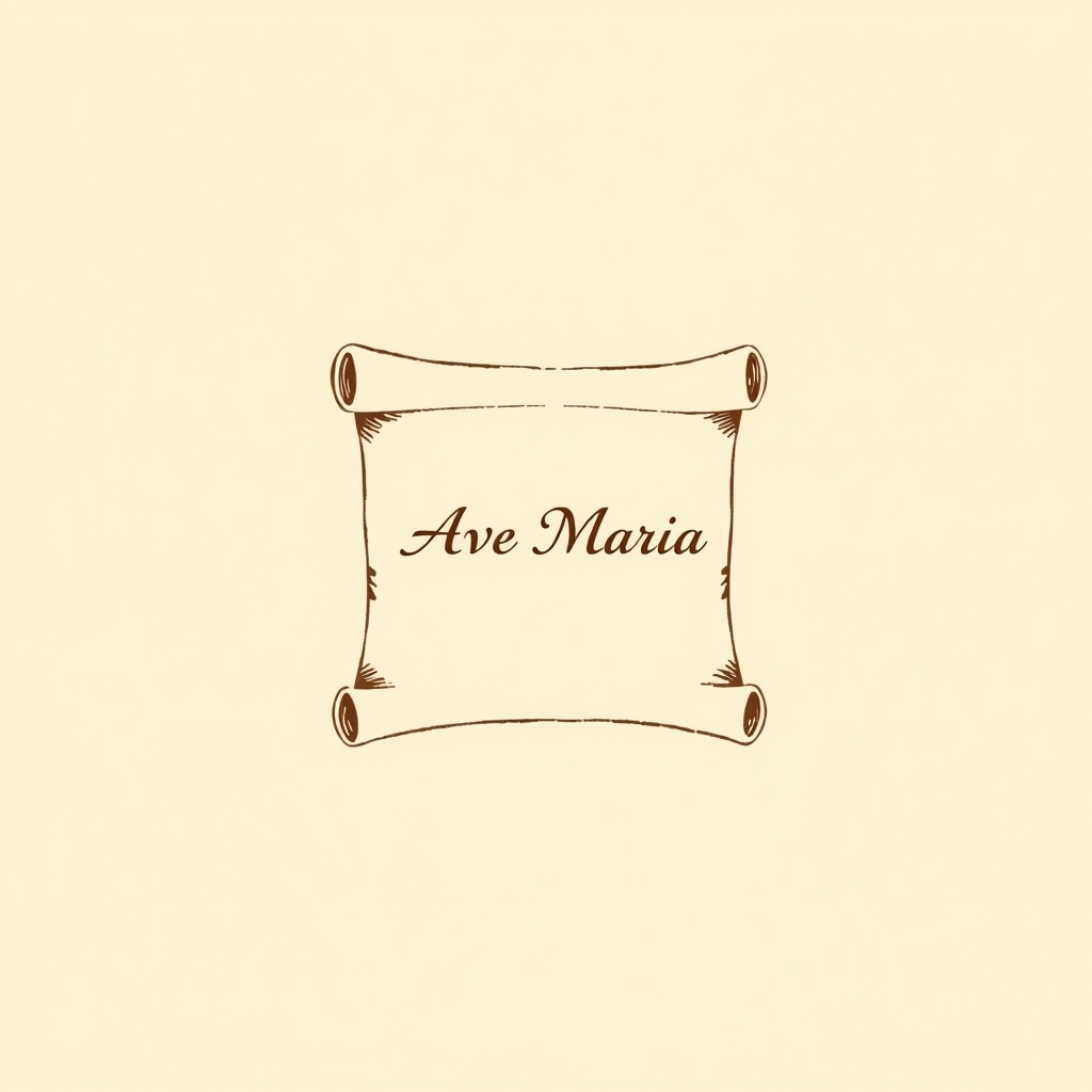 banderole Ave Maria