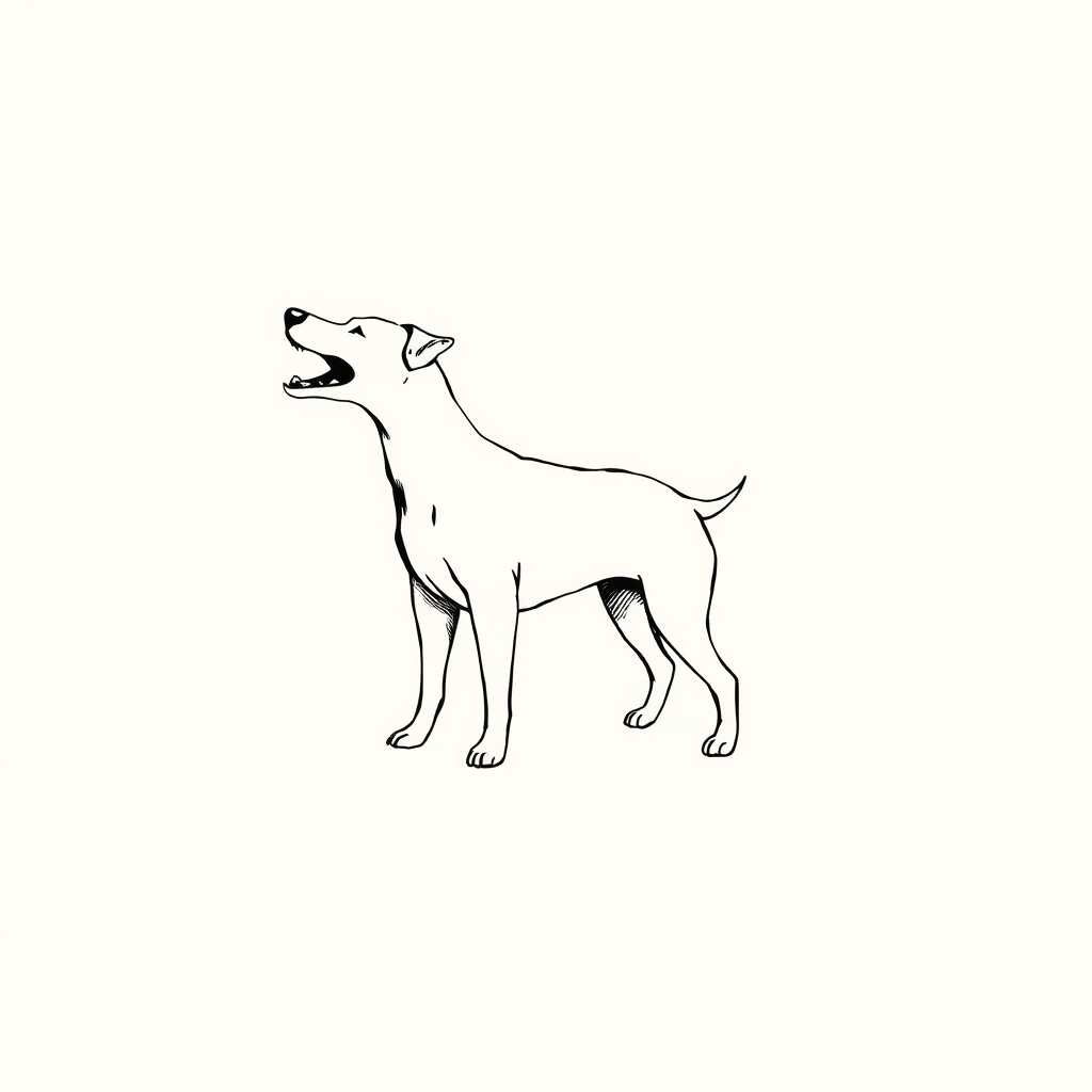 chien qui aboie
