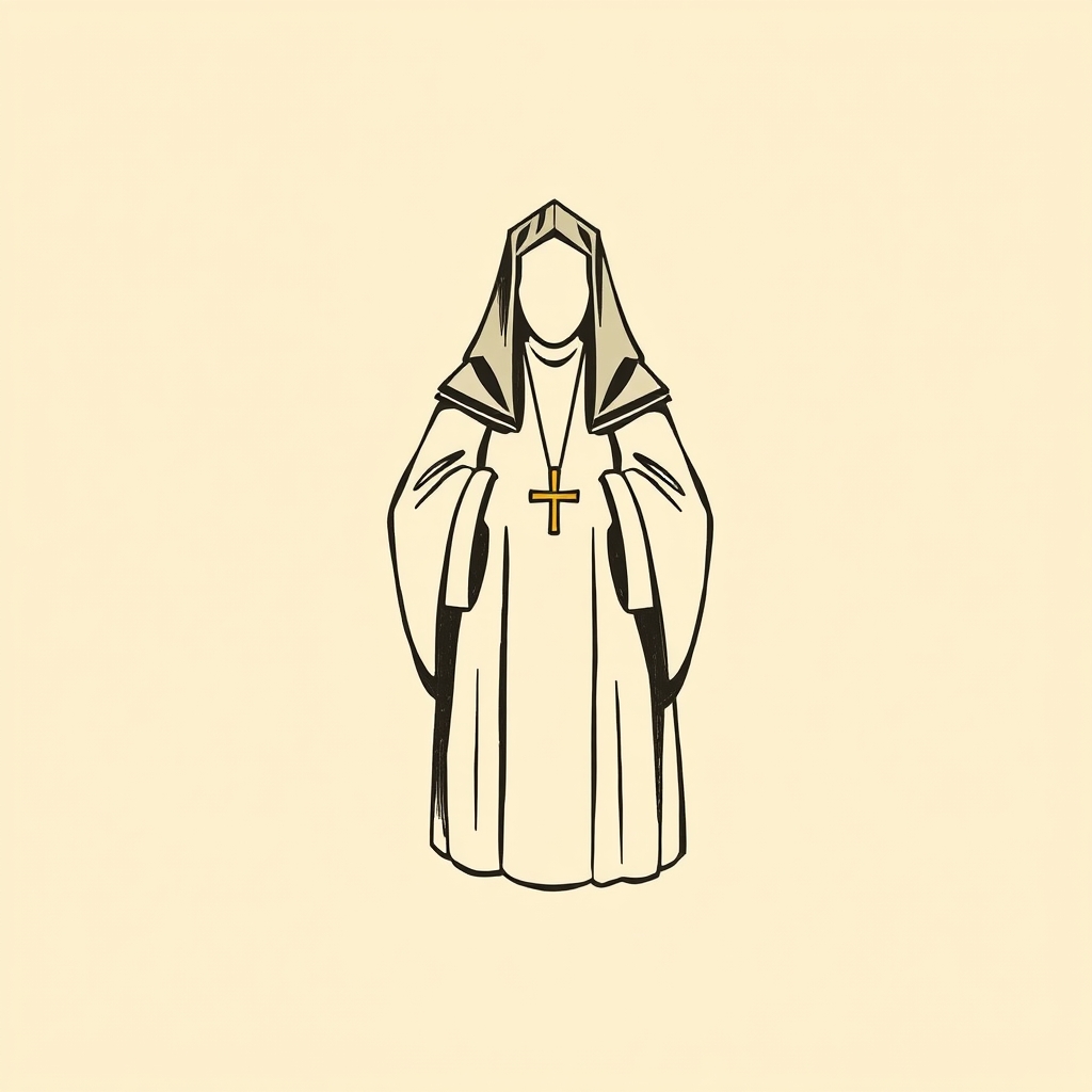 habit noir de religieux