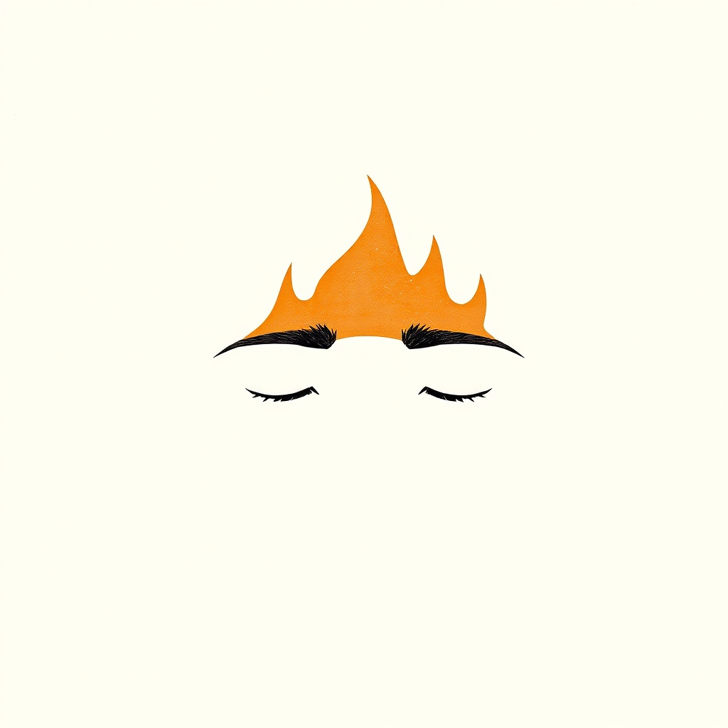 burned forehead