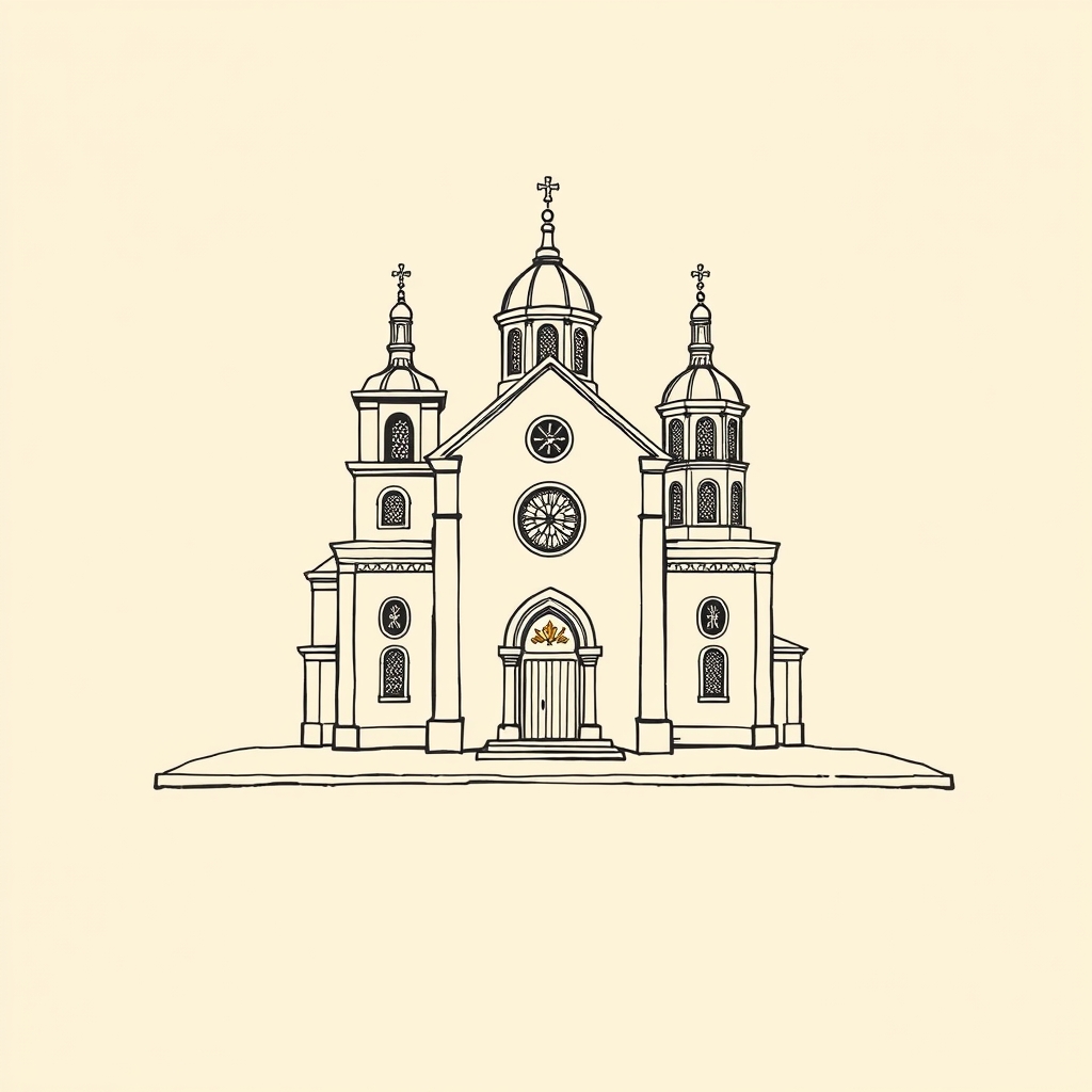 maquette d'église (Saints Côme et Damien)