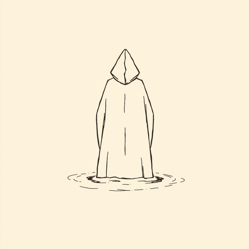 manteau (pour traverser l'eau)