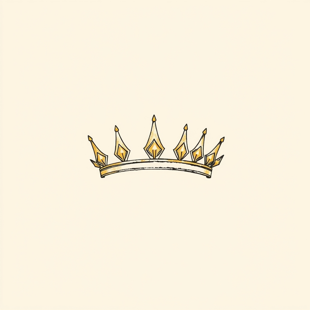 couronne de cheveux blonds/blancs