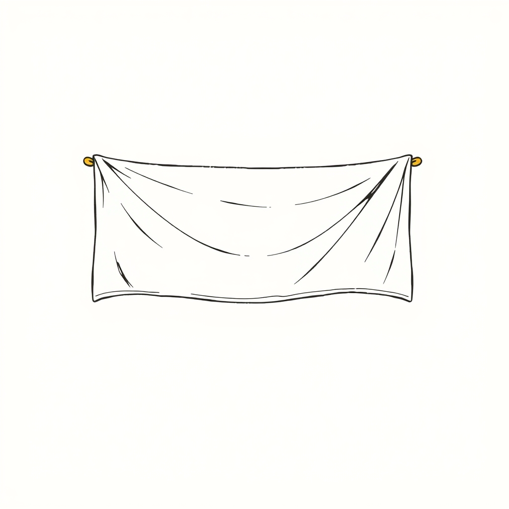eight-foot-long cloth