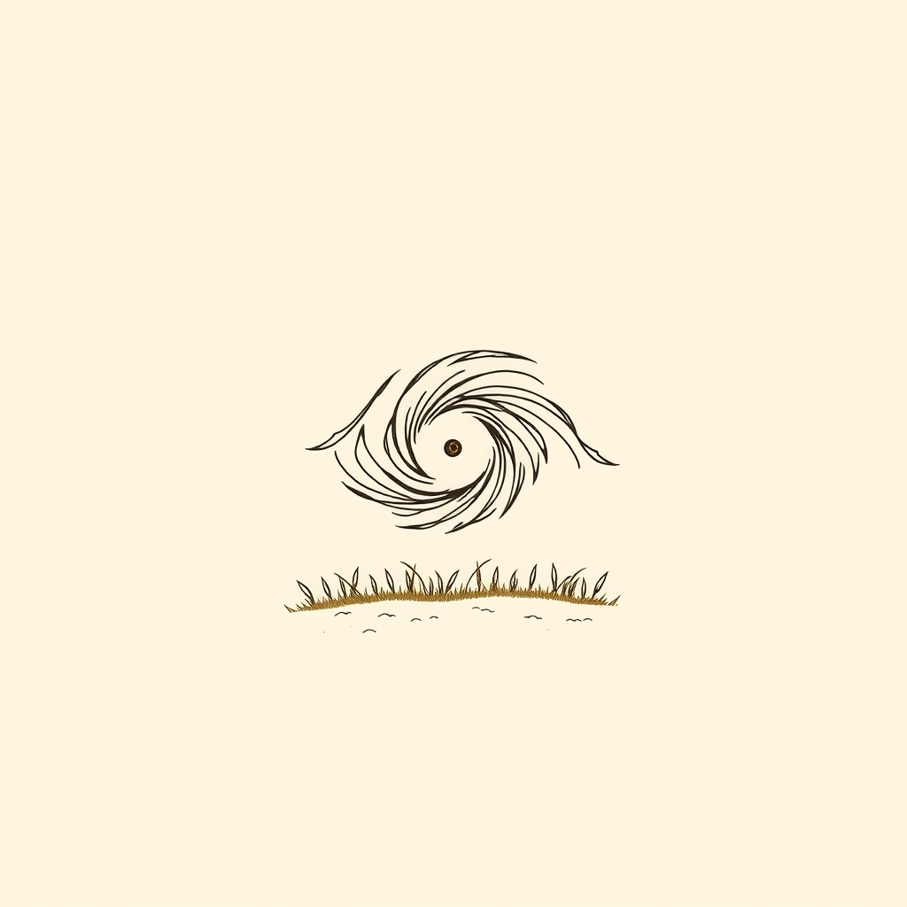 ouragan/tempête (scène de moisson)