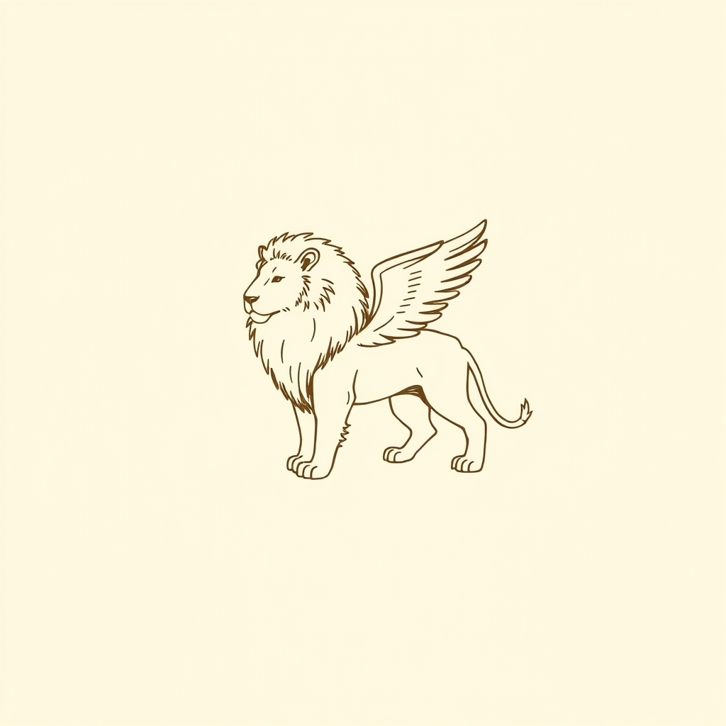 lion (souvent ailé)