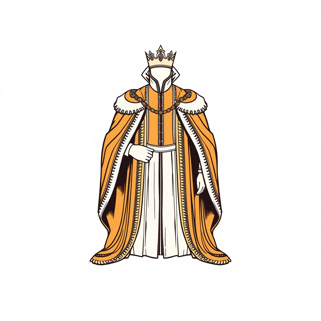 vêtements de cour magnifiques