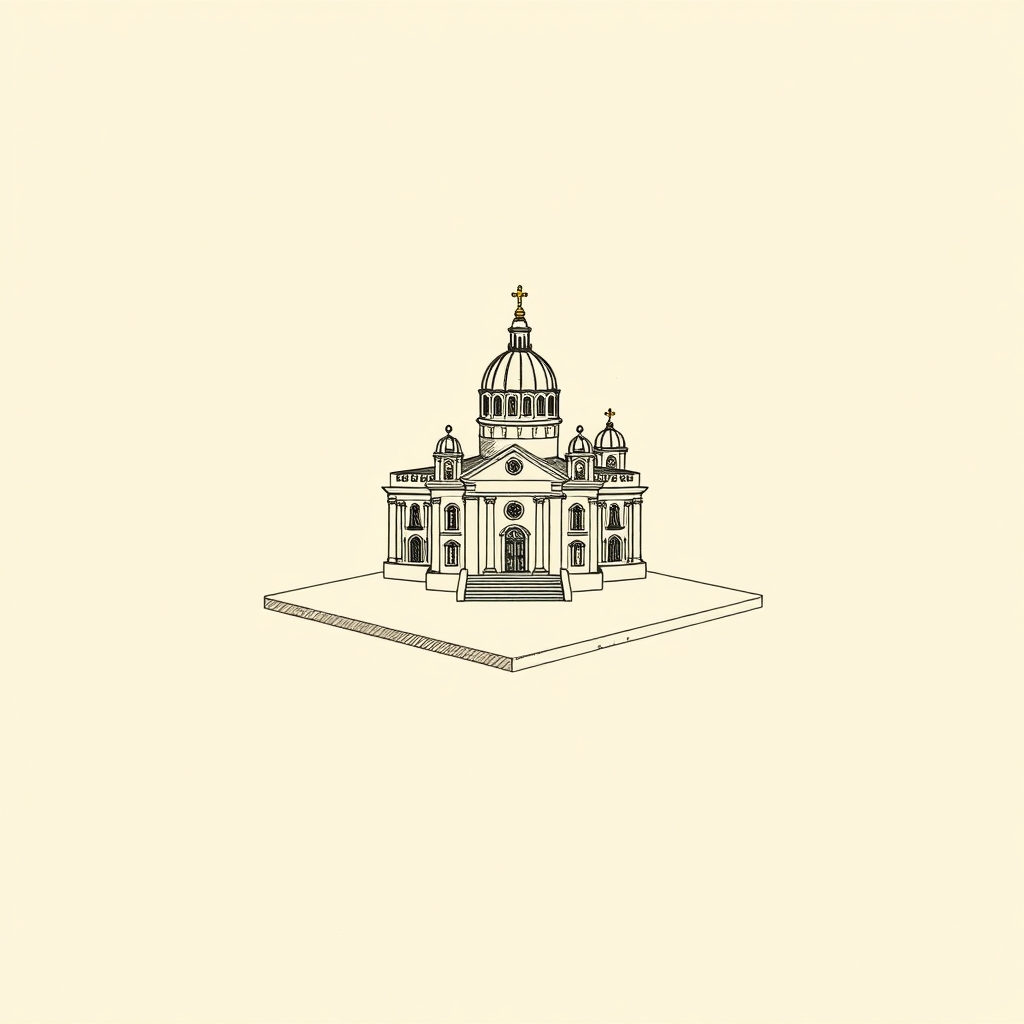 maquette d'église ou de cathédrale
