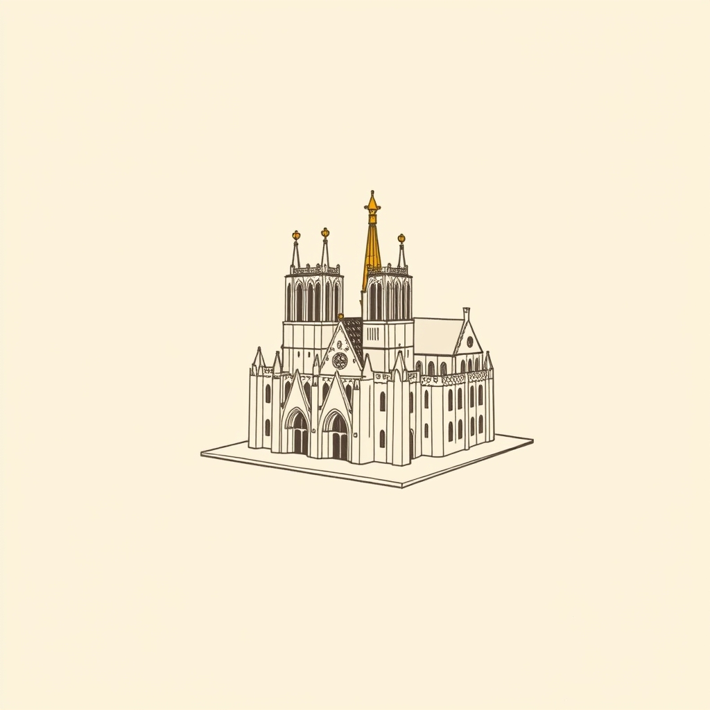 maquette de la cathédrale de Chartres