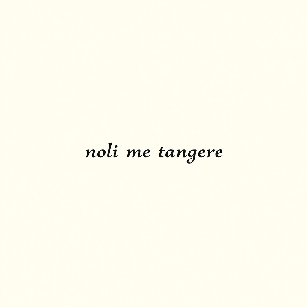 noli me tangere