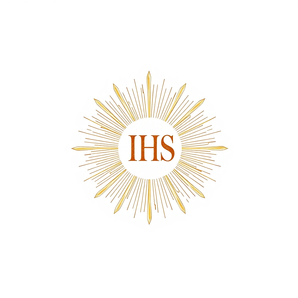 Nom de Jésus (IHS) rayonnant
