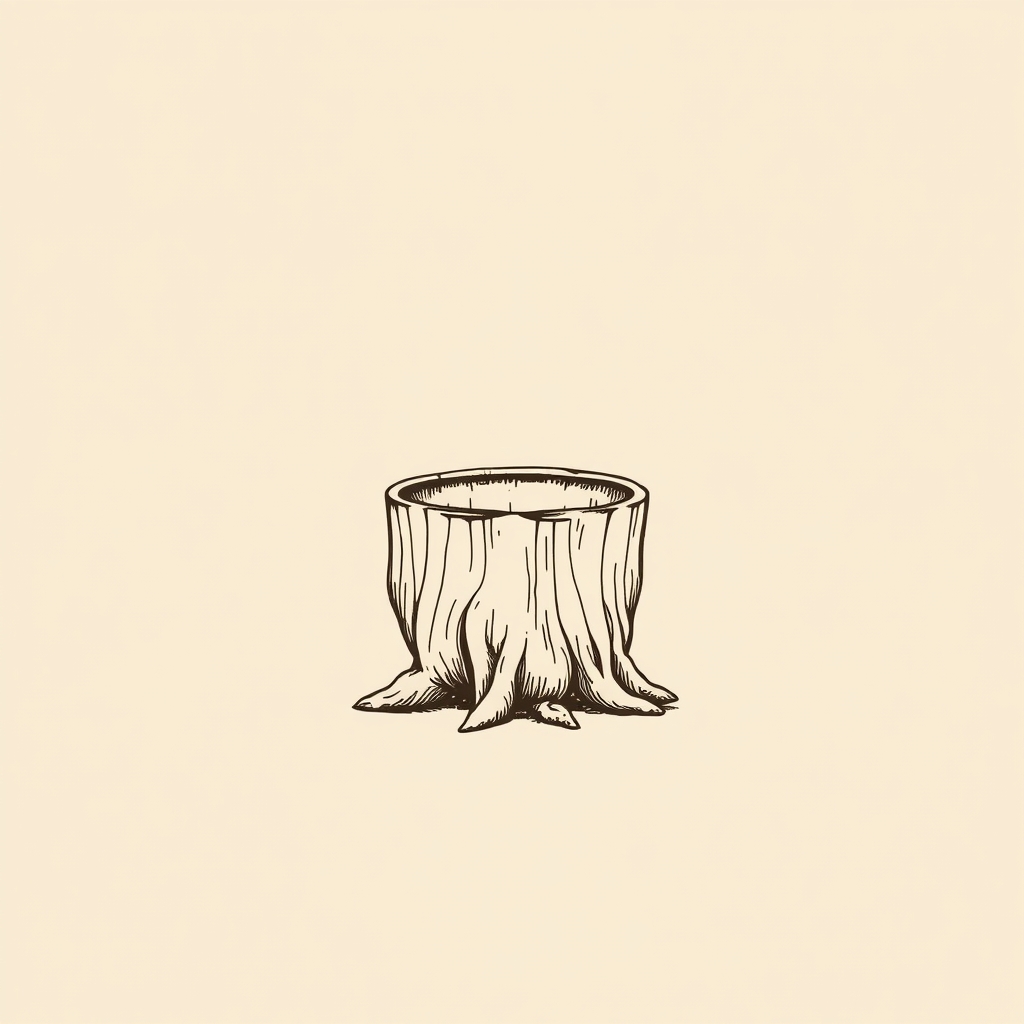 vase ou écuelle en racine