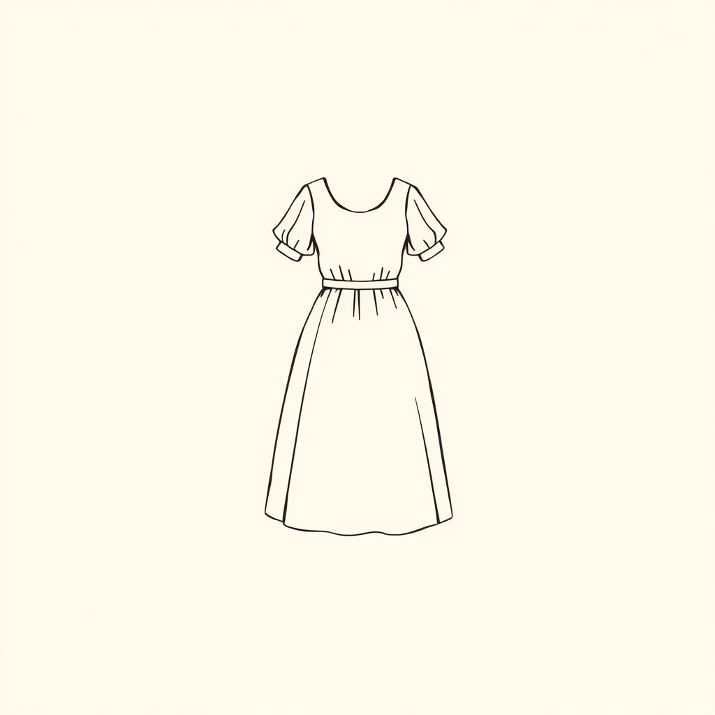robe simple et modeste