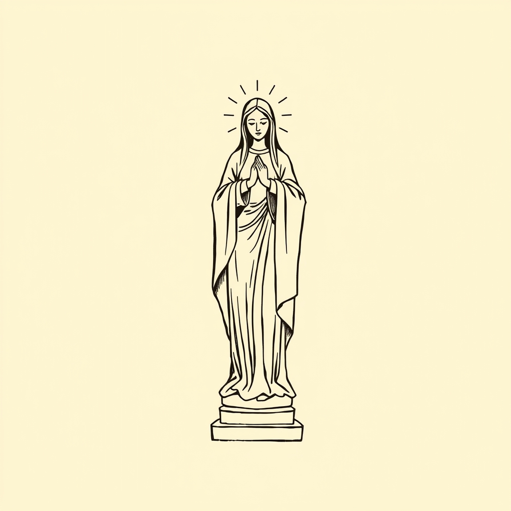 statue de la Vierge