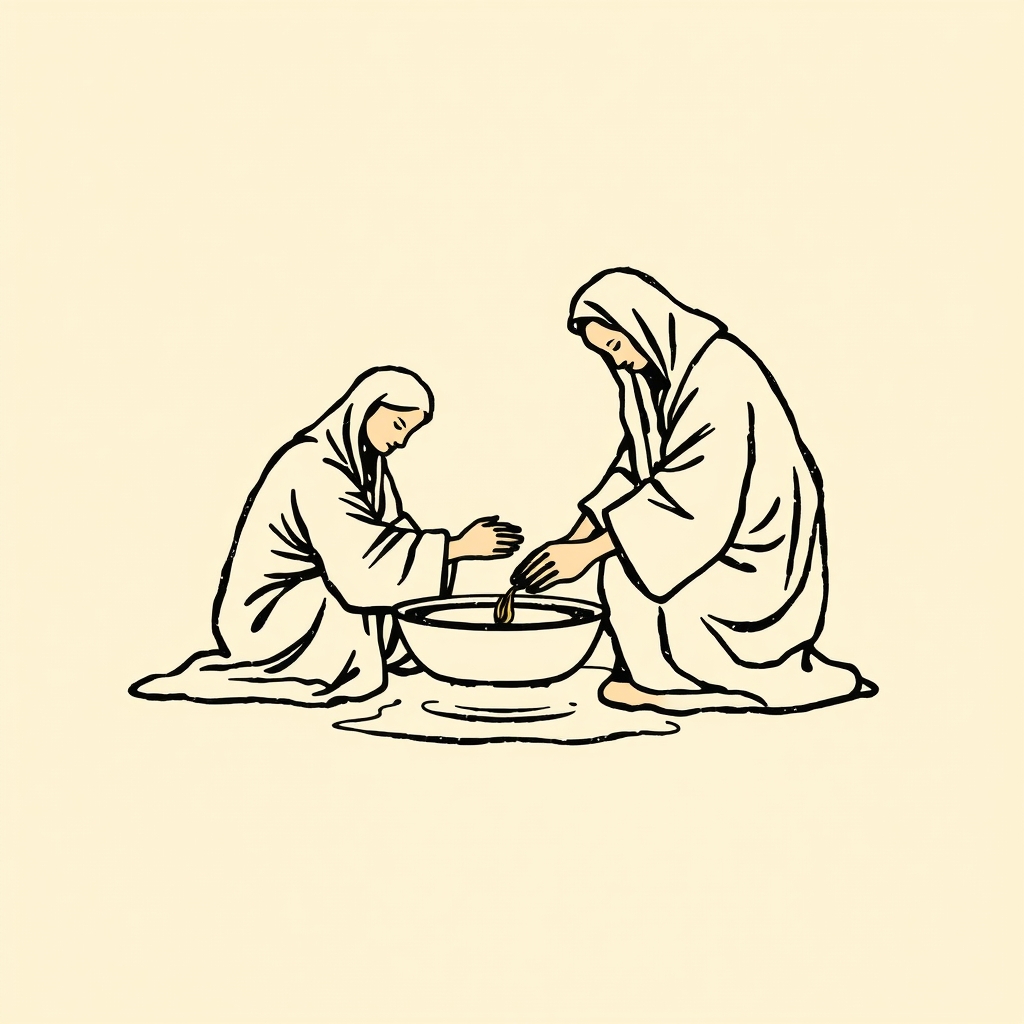 lavage des pieds des pauvres