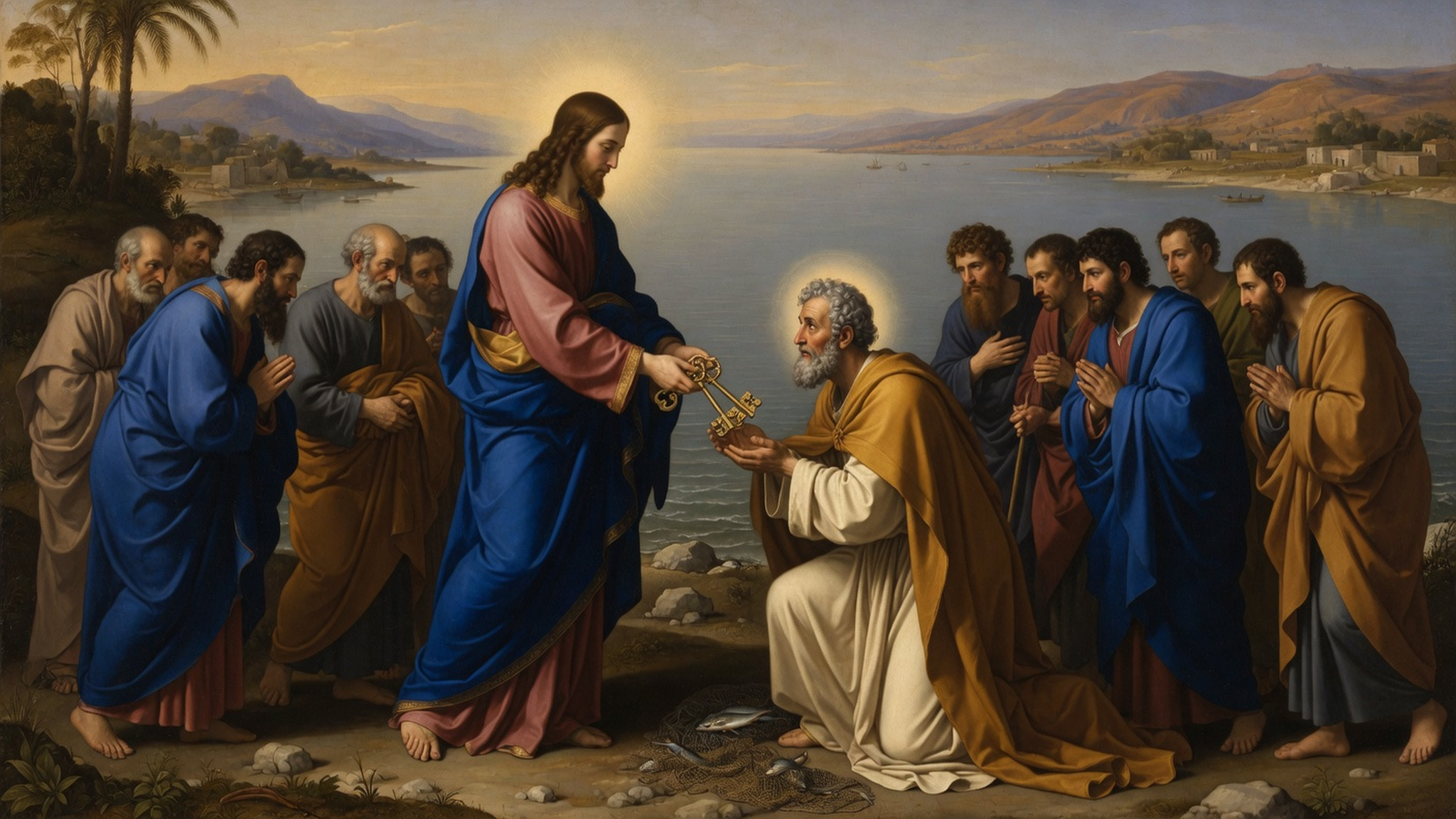 Le Christ remettant les clefs a saint Pierre