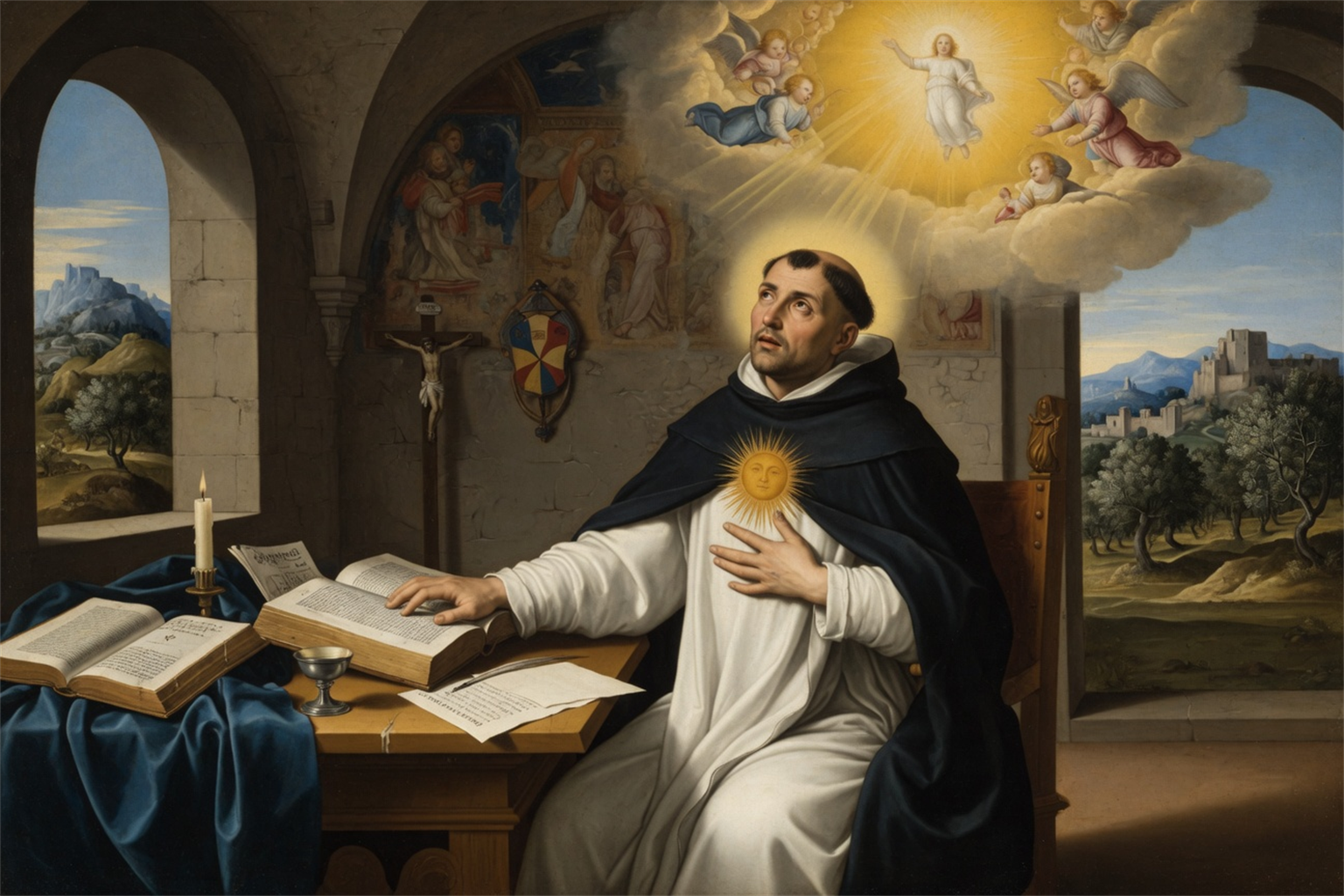 Saint Thomas d'Aquin - Visions mystiques et fin de l'écriture