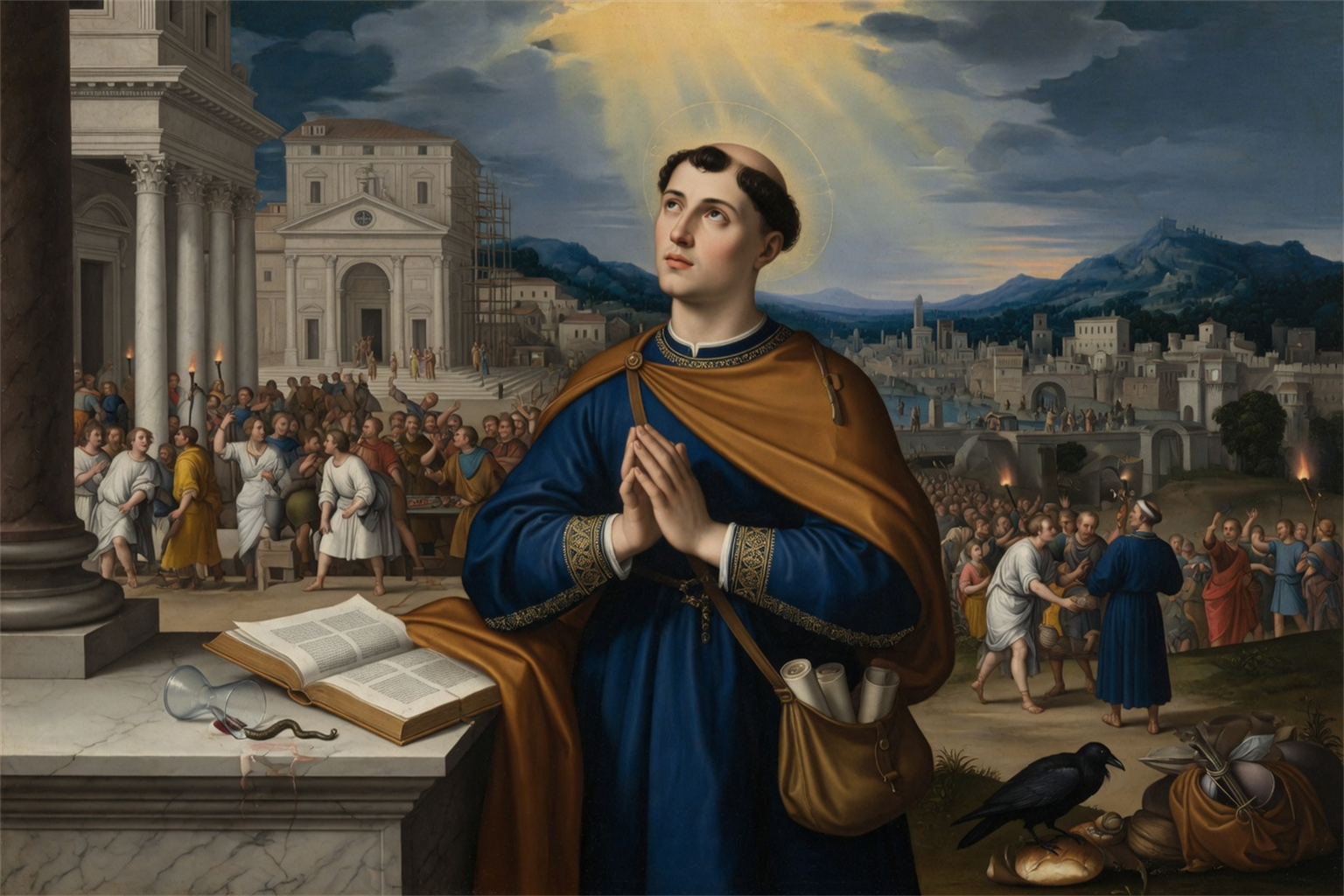 Saint Benoît (Patriarche des moines d'Occident) - Origines et jeunesse à Rome