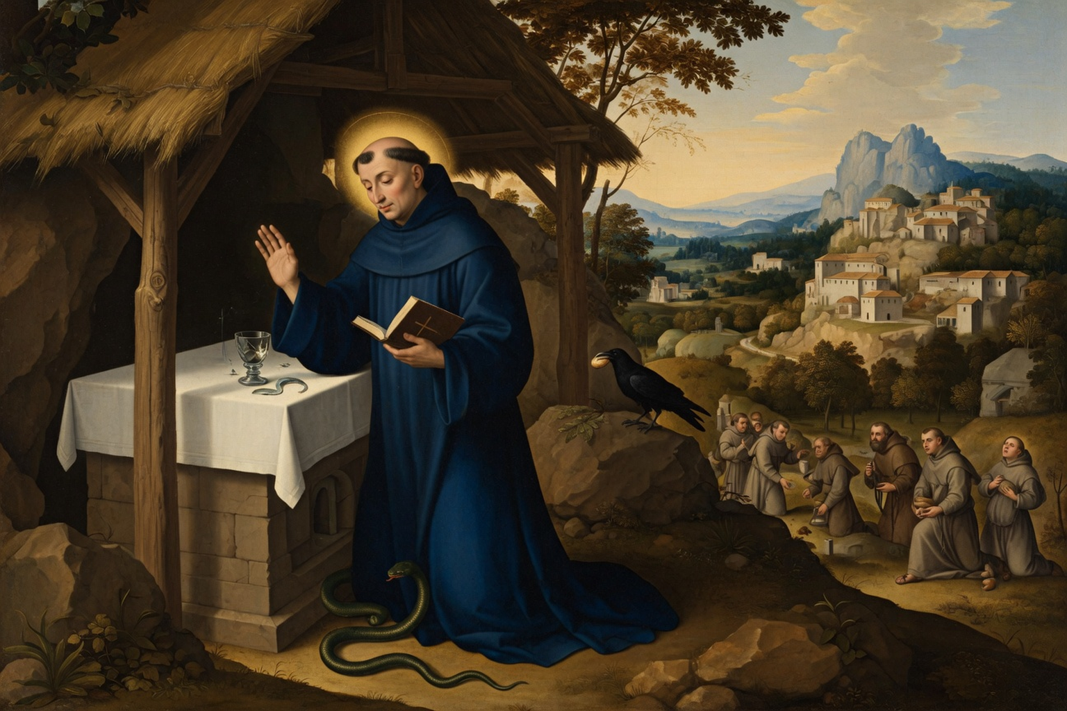 Saint Benoît (Patriarche des moines d'Occident) - Premières fondations et miracles
